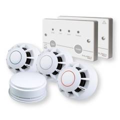 C-Tec HAK/1 HUSH-ACTIV BS 5839-6 Grade C Stand-Alone Domestic Fire Alarm Kit